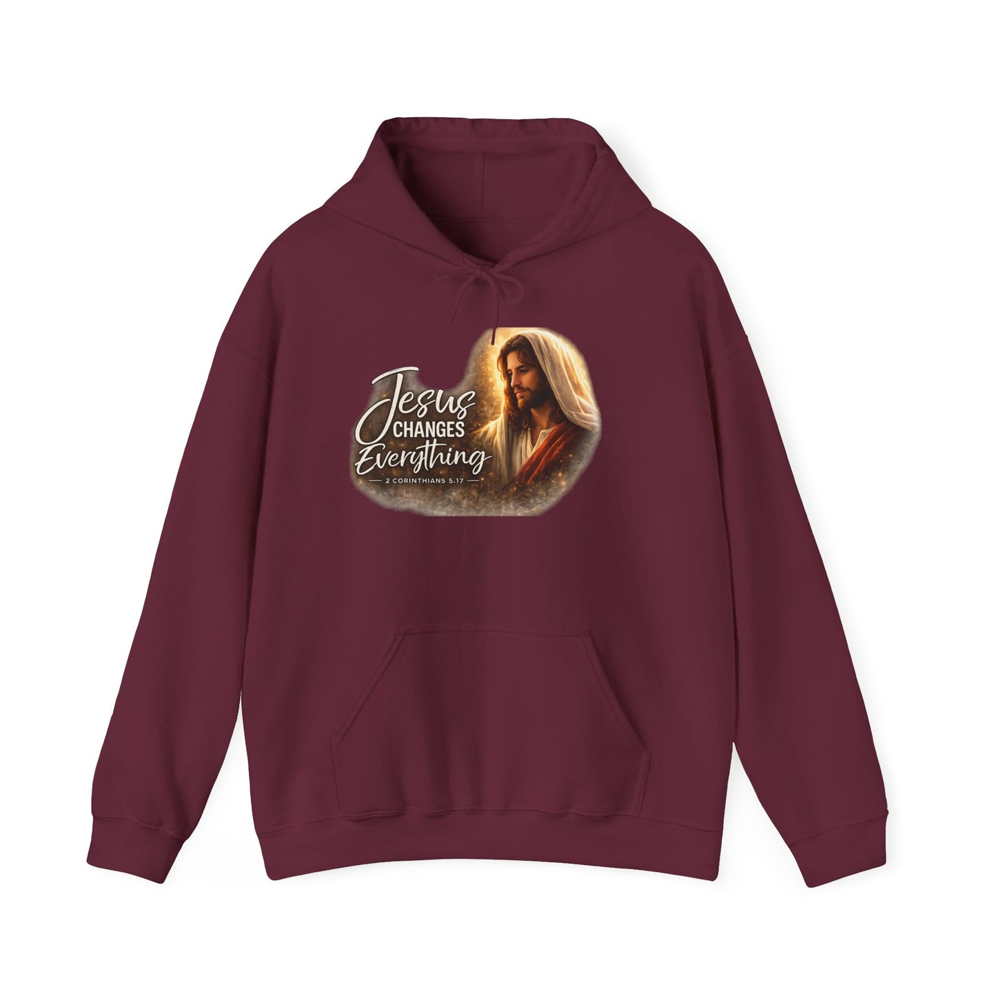 Jesus Changes Everything Christian T-Shirt | Faith-Based Unisex Tee | 2 Corinthians 5:17