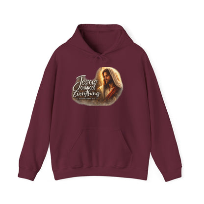 Jesus Changes Everything Christian T-Shirt | Faith-Based Unisex Tee | 2 Corinthians 5:17