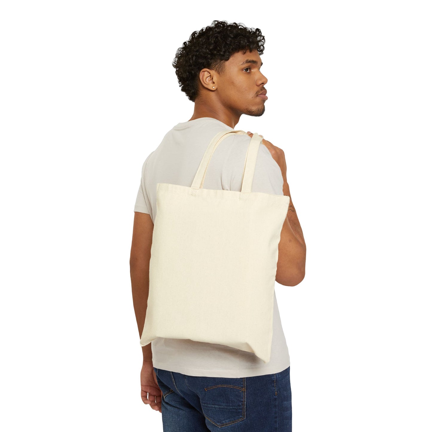 Forgiven Cotton Tote Bag — Inspirational Scripture Canvas Market Tote