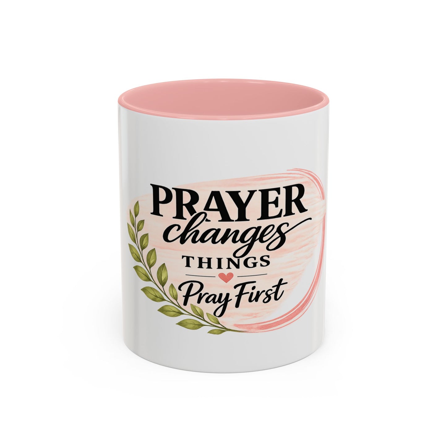 Prayer Changes Things Accent Coffee Mug