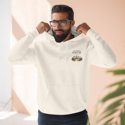 Walk By Faith Not By Sight Hoodie – Christian Mountain Faith Hoodie – 2  Corinthians 5:7 Pullover Sweatshirt