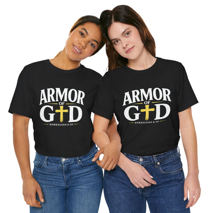 Armor of God Christian T-Shirt – Ephesians 6:10 Faith Apparel