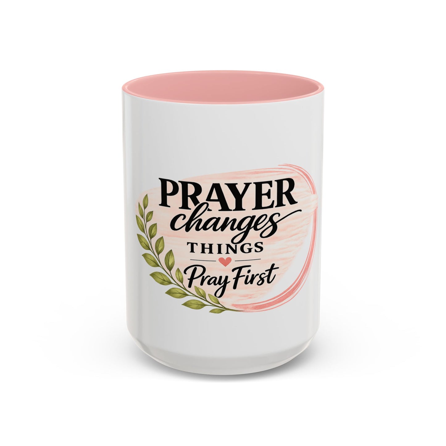 Prayer Changes Things Accent Coffee Mug