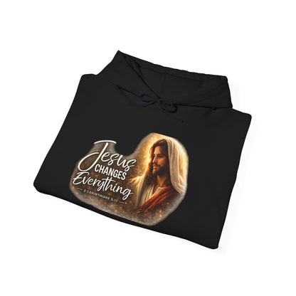 Jesus Changes Everything Christian T-Shirt | Faith-Based Unisex Tee | 2 Corinthians 5:17