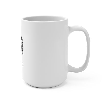 Walk By Faith Christian Mug | Floral Cross Coffee Mug | Faith-Inspired Ceramic Cup