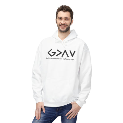 God Is Greater Hoodie – Christian Faith Hoodie, GOD > ALL Sweatshirt