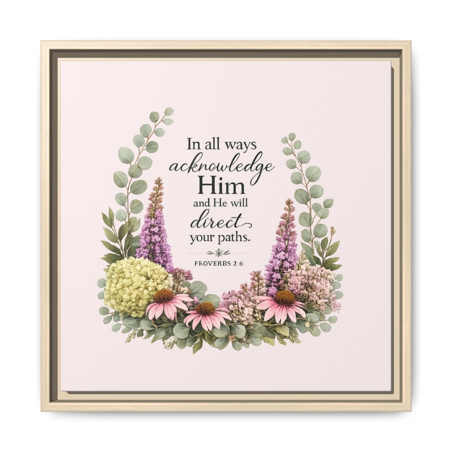 Proverbs 3:5–6 Christian Wall Decor Set of 3