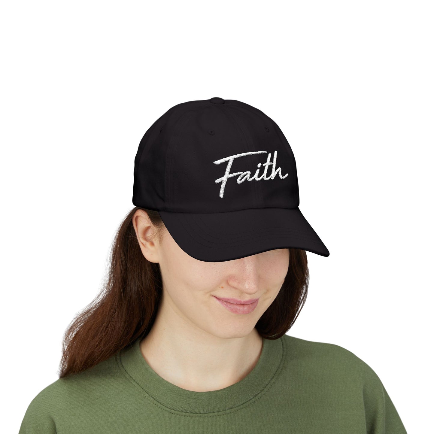 Faith Embroidered Dad Cap – Christian Baseball Hat | Minimalist Faith Cap