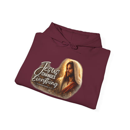 Jesus Changes Everything Christian T-Shirt | Faith-Based Unisex Tee | 2 Corinthians 5:17