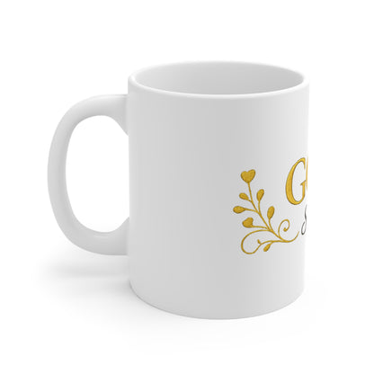 Christian Coffee Mug – God Is Within Her She Will Not Fail | Psalm 46:5 Faith Mug Gift
