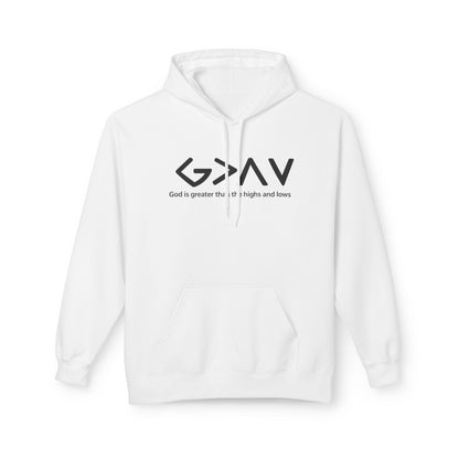 God Is Greater Hoodie – Christian Faith Hoodie, GOD > ALL Sweatshirt
