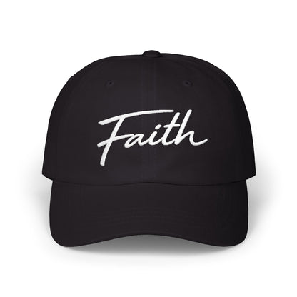 Faith Embroidered Dad Cap – Christian Baseball Hat | Minimalist Faith Cap