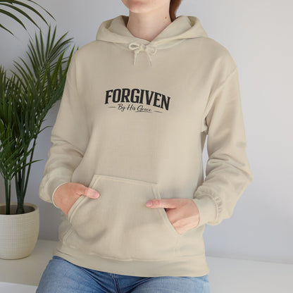 Forgiven By His Grace Hoodie – Inspirational Christian Faith Sweatshirt
