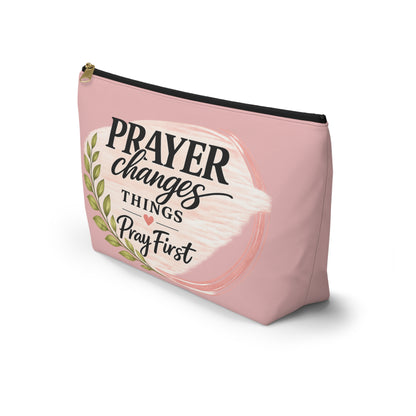 Prayer Changes Things Makeup Pouch