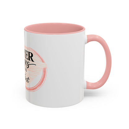 Prayer Changes Things Accent Coffee Mug