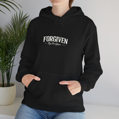 Forgiven By His Grace Hoodie – Inspirational Christian Faith Sweatshirt